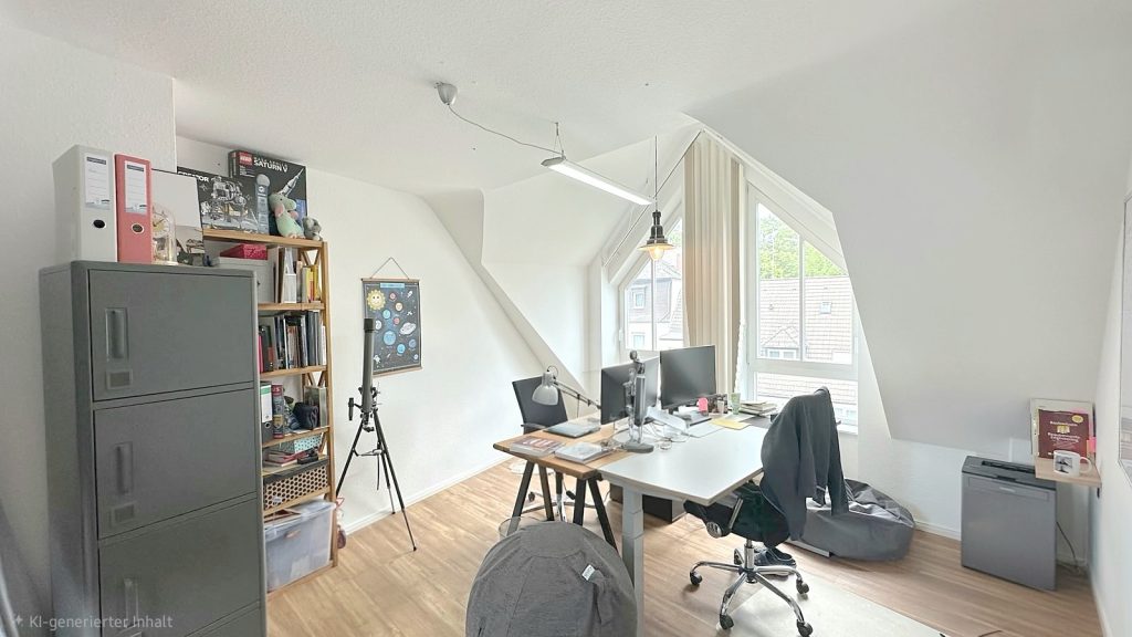 Arbeits/Schlafzimmer